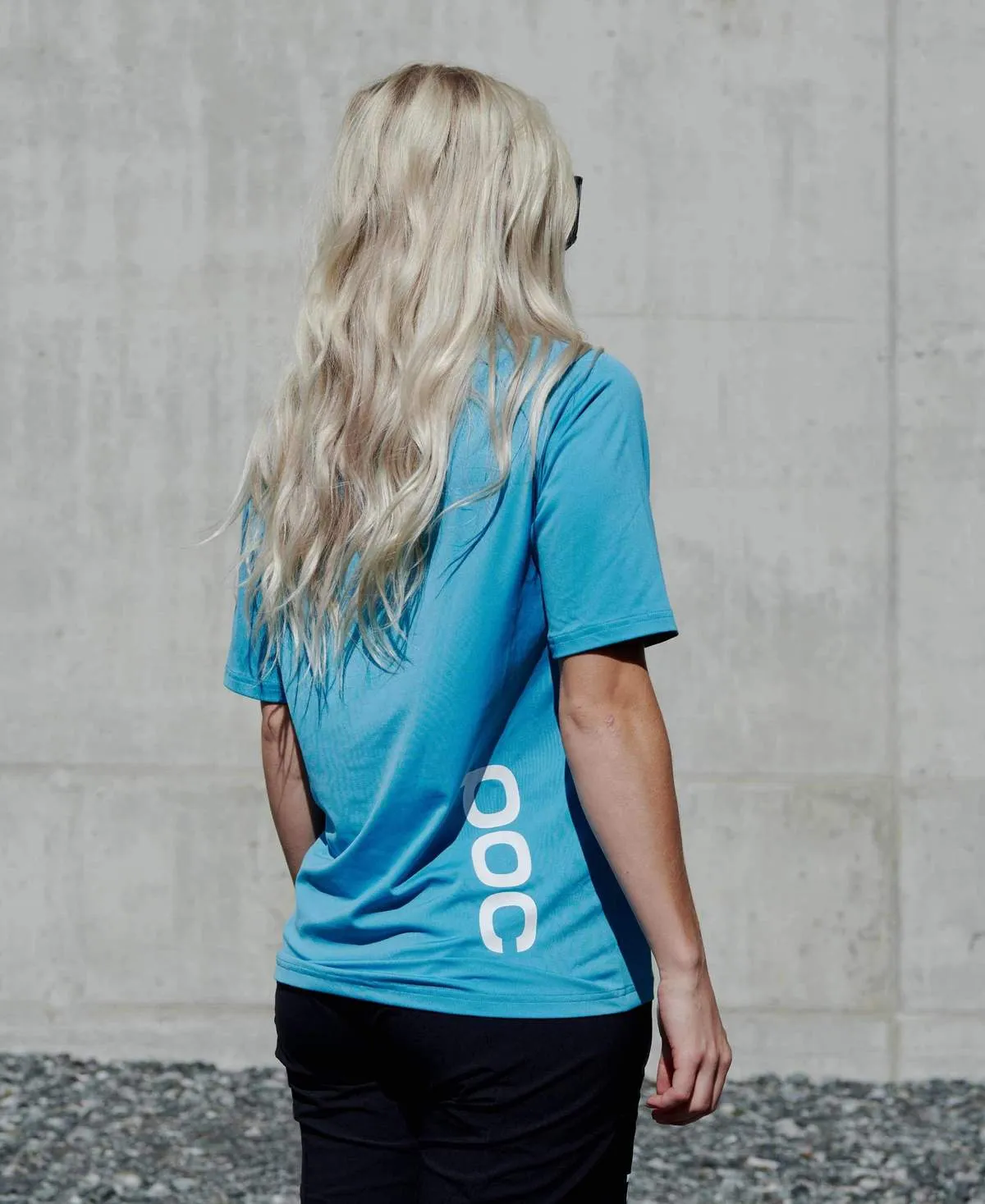 POC W's Reform Enduro Light Tee Light Basalt Blue