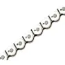 Point Magic Colour Kjede, Silver, 102 Links