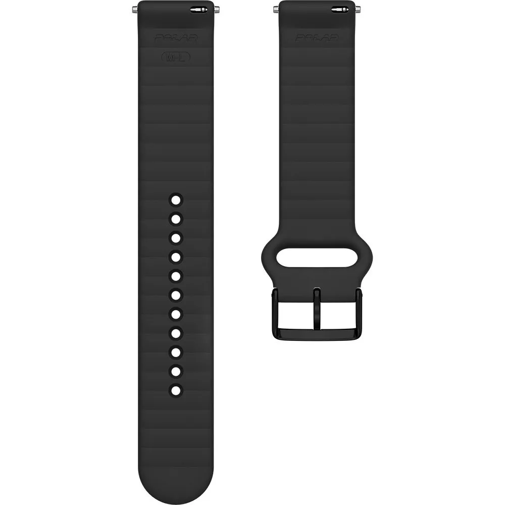 Polar 20 Mm Silikonrem Refurbished, Black