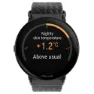 Polar Ignite 3 Braided Yarn Klokke, Black