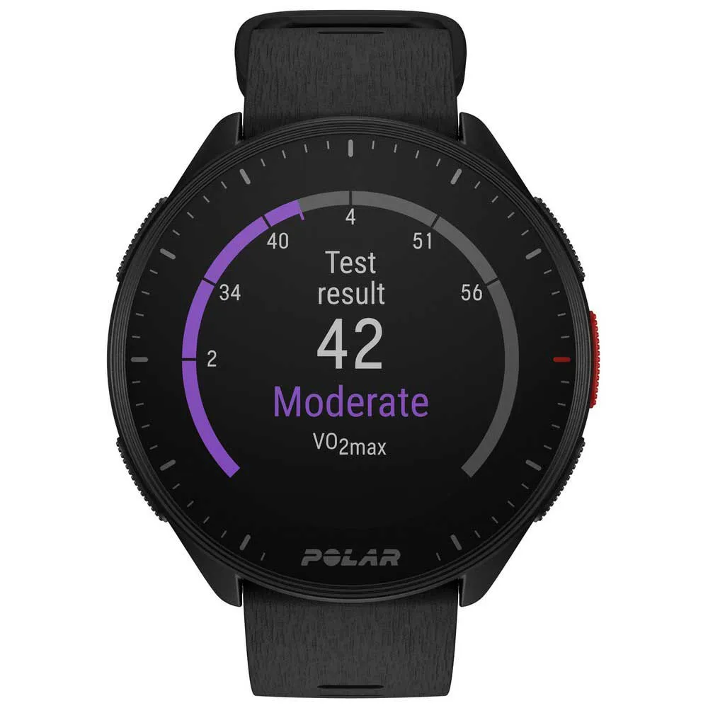 Polar Pacer Klokke Refurbished, Black