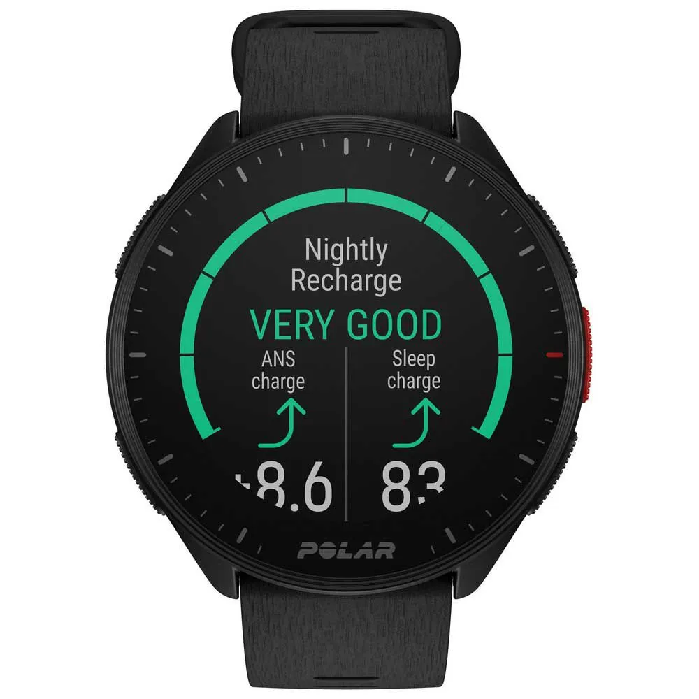 Polar Pacer Klokke Refurbished, Black