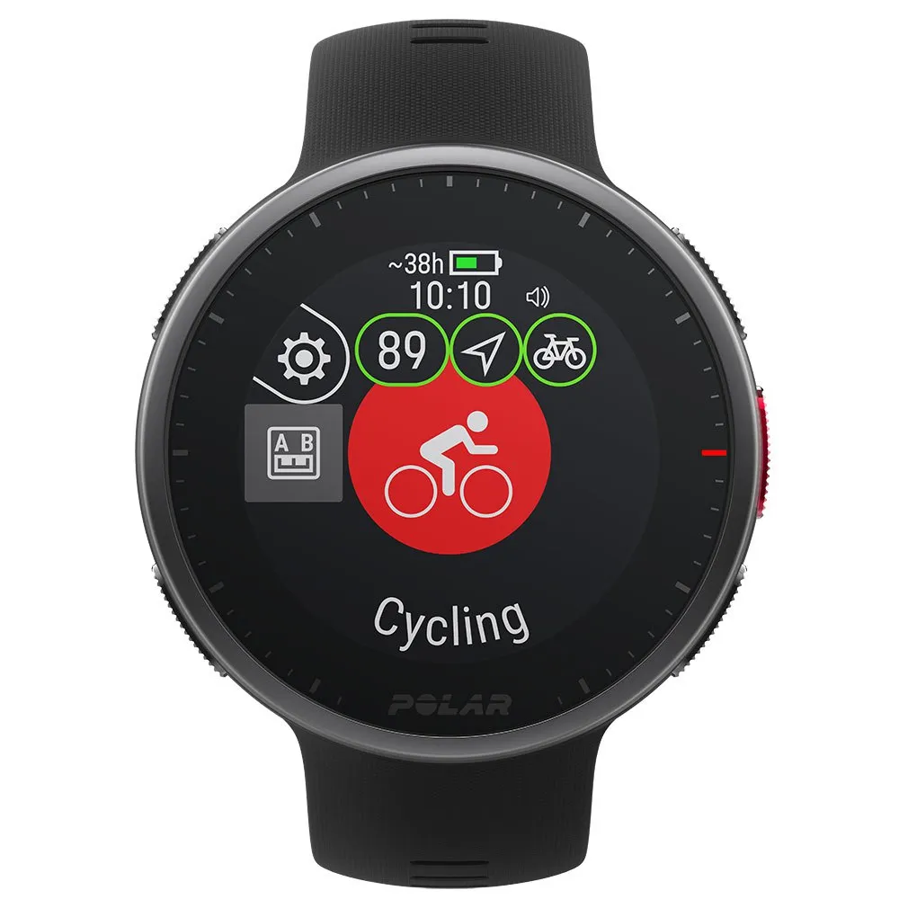 Polar Vantage V2 Cycling Bundle Klokke, Black