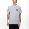 Poler Cave Man Kortarmet T-skjorte, Gray heather