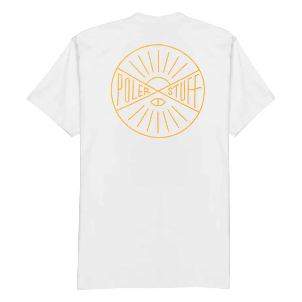 Poler Sunray Kortarmet T-skjorte, White