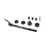 Polisport 12 Mm Gjennomgående Aksel, Silver / black, One Size