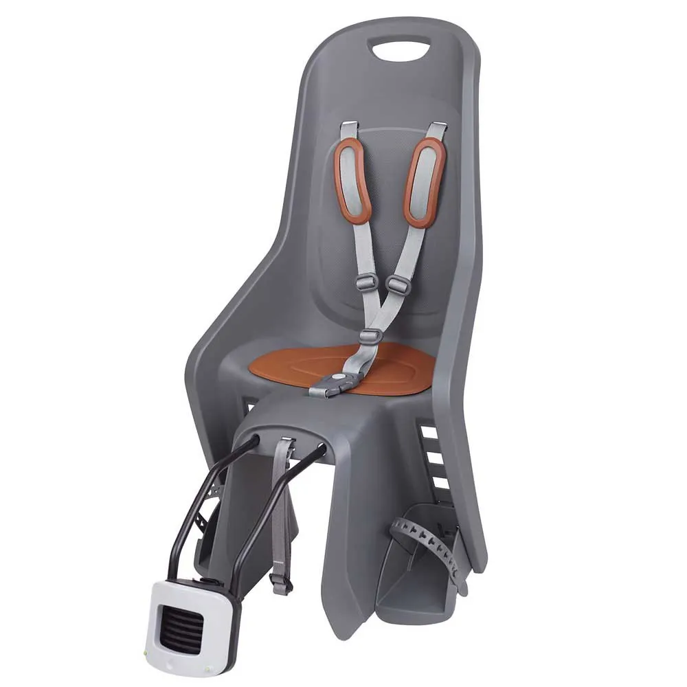 Polisport Bubbly Maxi Plus Ff Bakre Barnesykkelsete, Charcoal grey / brown, Max 22kg