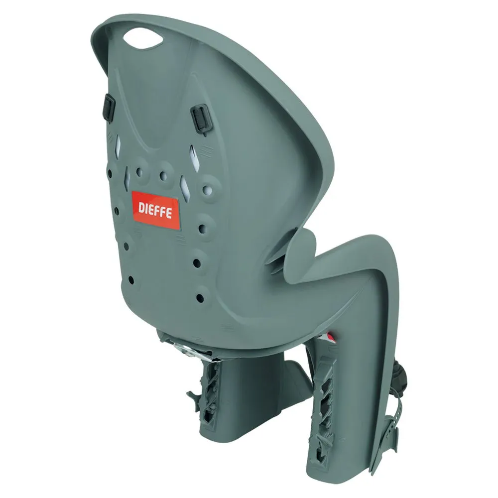 Polisport Gp Fm Bakre Barnesykkelsete, Dark grey / red, Max 22kg