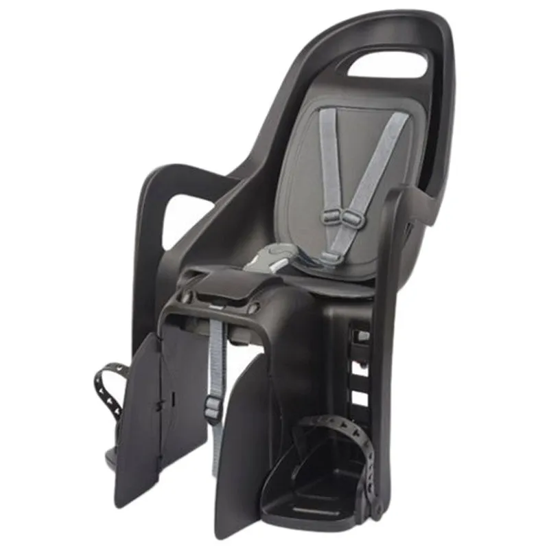 Polisport Groovy Cfs Bakre Barnesykkelsete Refurbished, Grey / black, Max 22kg Polisport Groovy Cfs Bakre Barnesykkelsete Refurbished, Grey / black, Max 22kg