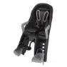 Polisport Guppy Mini Plus Barnesykkelsete Ramme Montert, Dark grey / silver, Max 15kg