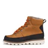 Tan nub/pu/wht.sole