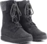 Granit felt/black waxy leather