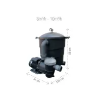 Poolex Filter Max Tank Ø250mm Filtration 6.8m3/h 140w Up To 40m3 Filtreringsenhet unisex Poolex Filter Max Tank Ø250mm Filtration 6.8m3/h 140w Up To 40m3 Filtreringsenhet unisex