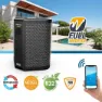 Poolex Silverline Top 120 50/70m3 12.05kw Invertervarmepumpe, Black, One Size