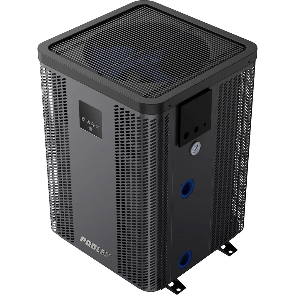 Poolex Silverline Top 60 20/40m3 6.4 Kw Invertervarmepumpe, Black, One Size