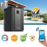 Poolex Silverline Top 60 20/40m3 6.4 Kw Invertervarmepumpe, Black, One Size