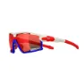 Power Race 15th Rx Solbriller, White / blue, Red Mirror/CAT3