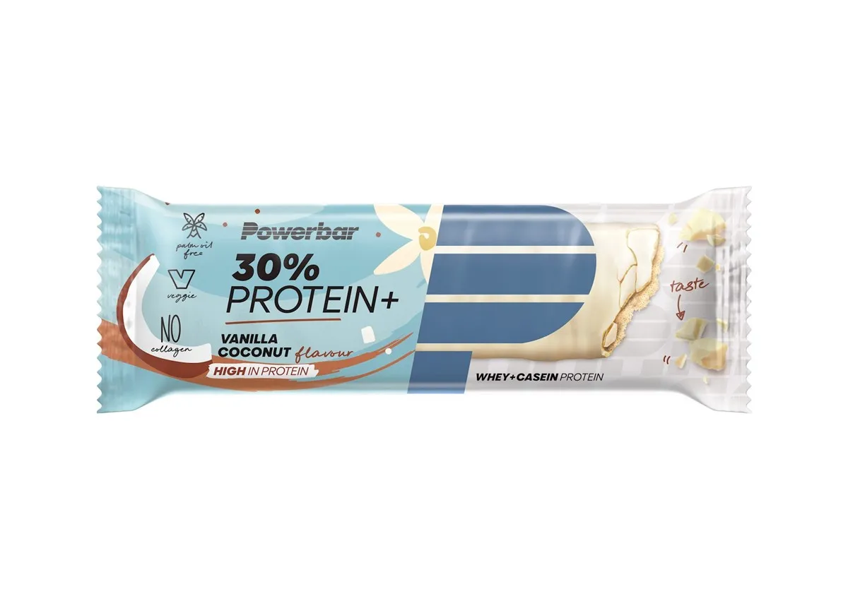 Powerbar 30% Protein Plus Bar Vanilla Coconut 55g - Best før 31/3 2024
