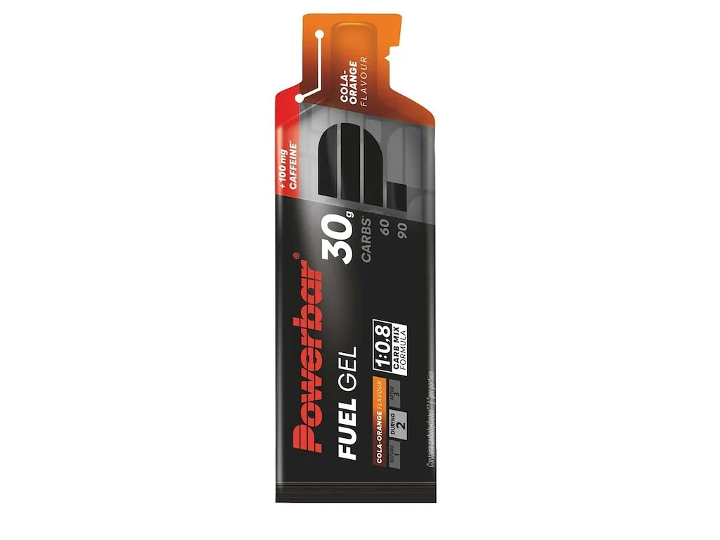 Powerbar Black Line Fuel Gel Cola Orange med koffein 50 ml