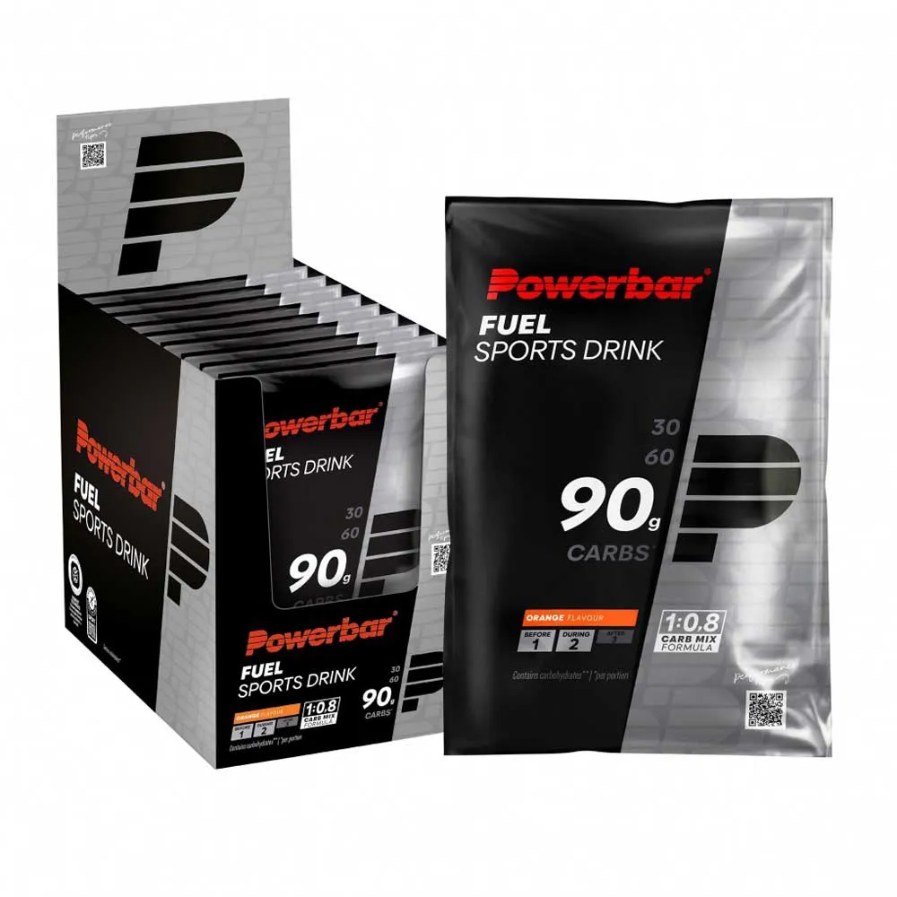 Powerbar Fuel 90 Energidrikk Enkeltdoseboks Appelsin 94g 10 Enheter, One size