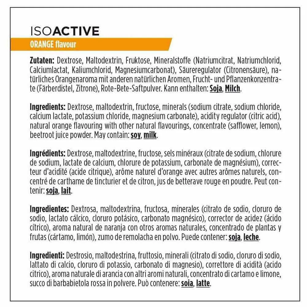 Powerbar Isoactive Pulver Appelsin 600g 6 Enheter, One size Powerbar Isoactive Pulver Appelsin 600g 6 Enheter, One size