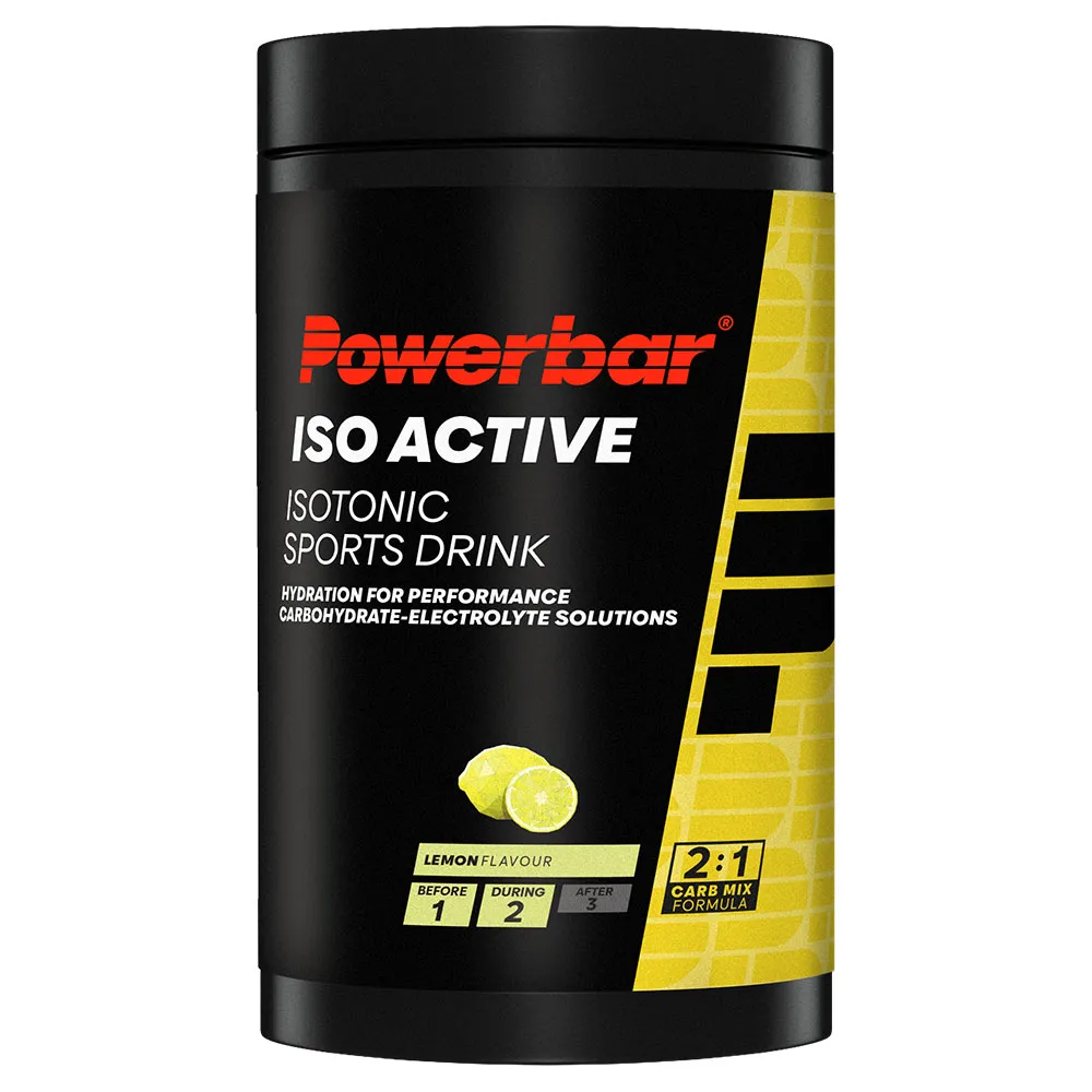 Powerbar Isoactive Pulver Sitron 600g 6 Enheter, One size