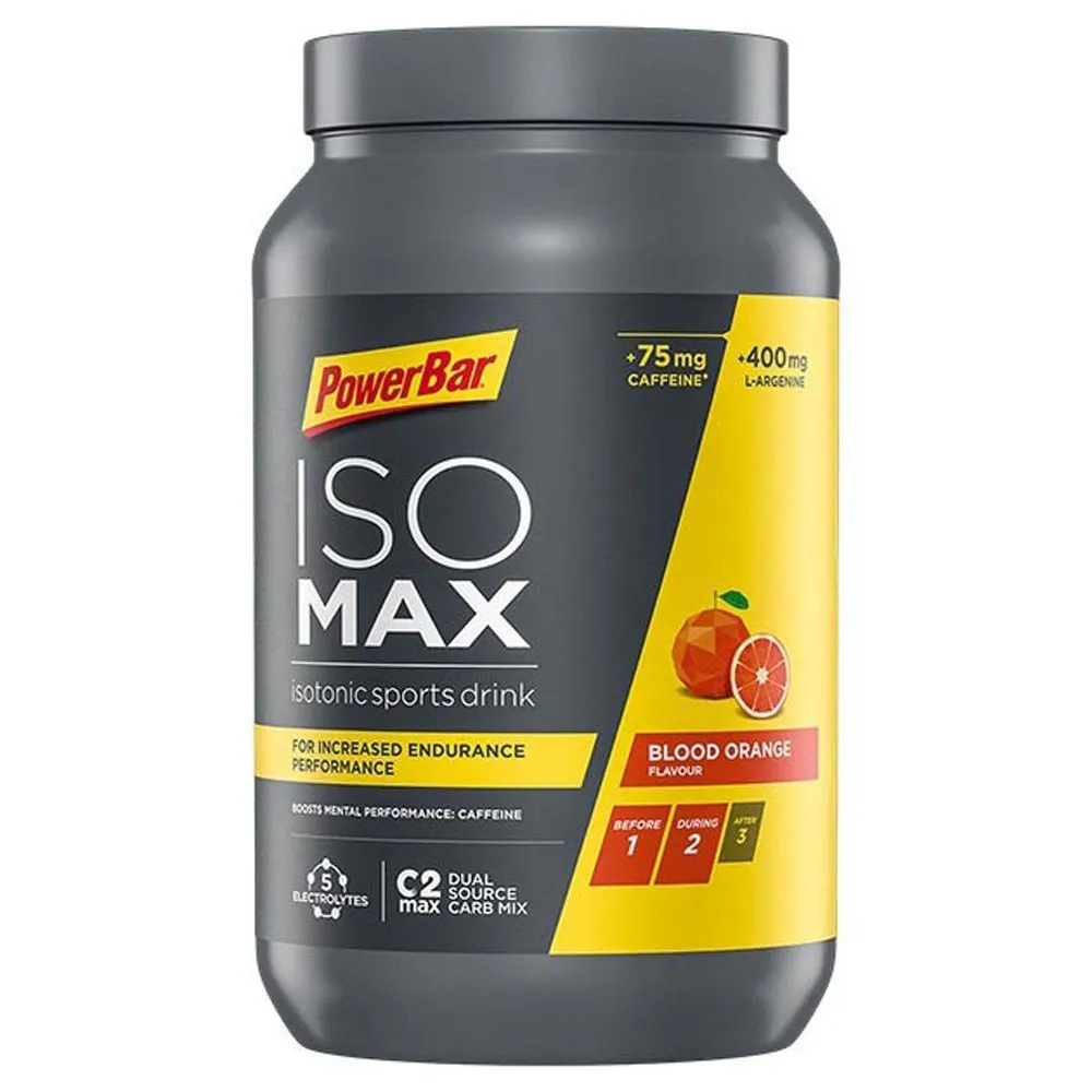 Powerbar Isomax-pulver Appelsin 1.20kg, Orange, One Size