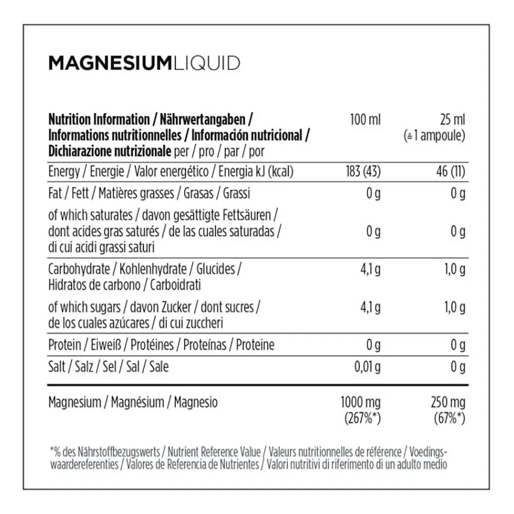 Powerbar Magnesio Black Line Gjenopprettingsboks Med Enkeltdoser 20 Enheter, Multicolor, One Size
