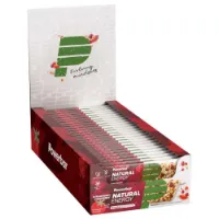 Powerbar Natural Energibar Boks Jordbær Og Tranebær 40g 18 Enheter