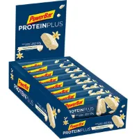 Powerbar Plus 30% Proteinbarerboks Vanilje & Kokos 55g 15 Enheter Powerbar Plus 30% Proteinbarerboks Vanilje & Kokos 55g 15 Enheter