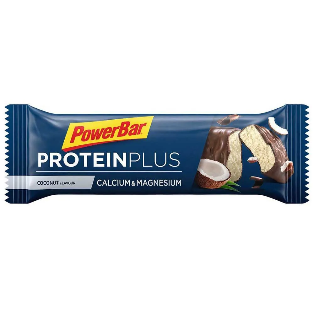 Powerbar Plus Minerals 30% Proteinbarerboks Kokosnøtt 35g 30 Enheter, Blue, One Size