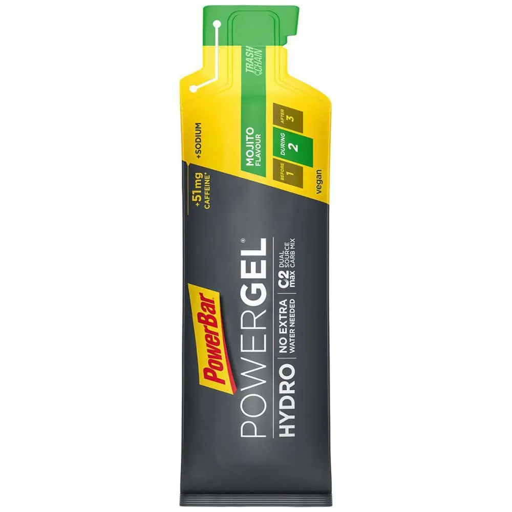 Powerbar Powergel Hydro Boks Med Energigeler Mojito 67ml 24 Enheter, Yellow, One Size Powerbar Powergel Hydro Boks Med Energigeler Mojito 67ml 24 Enheter, Yellow, One Size