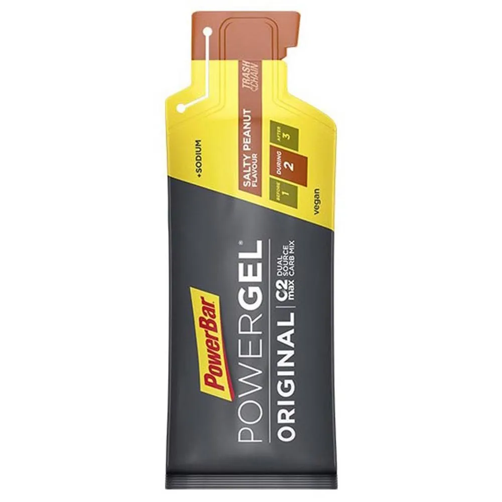 Powerbar Powergel Original Boks Med Energigeler Peanøtt 41g 24 Enheter, Grey, One Size