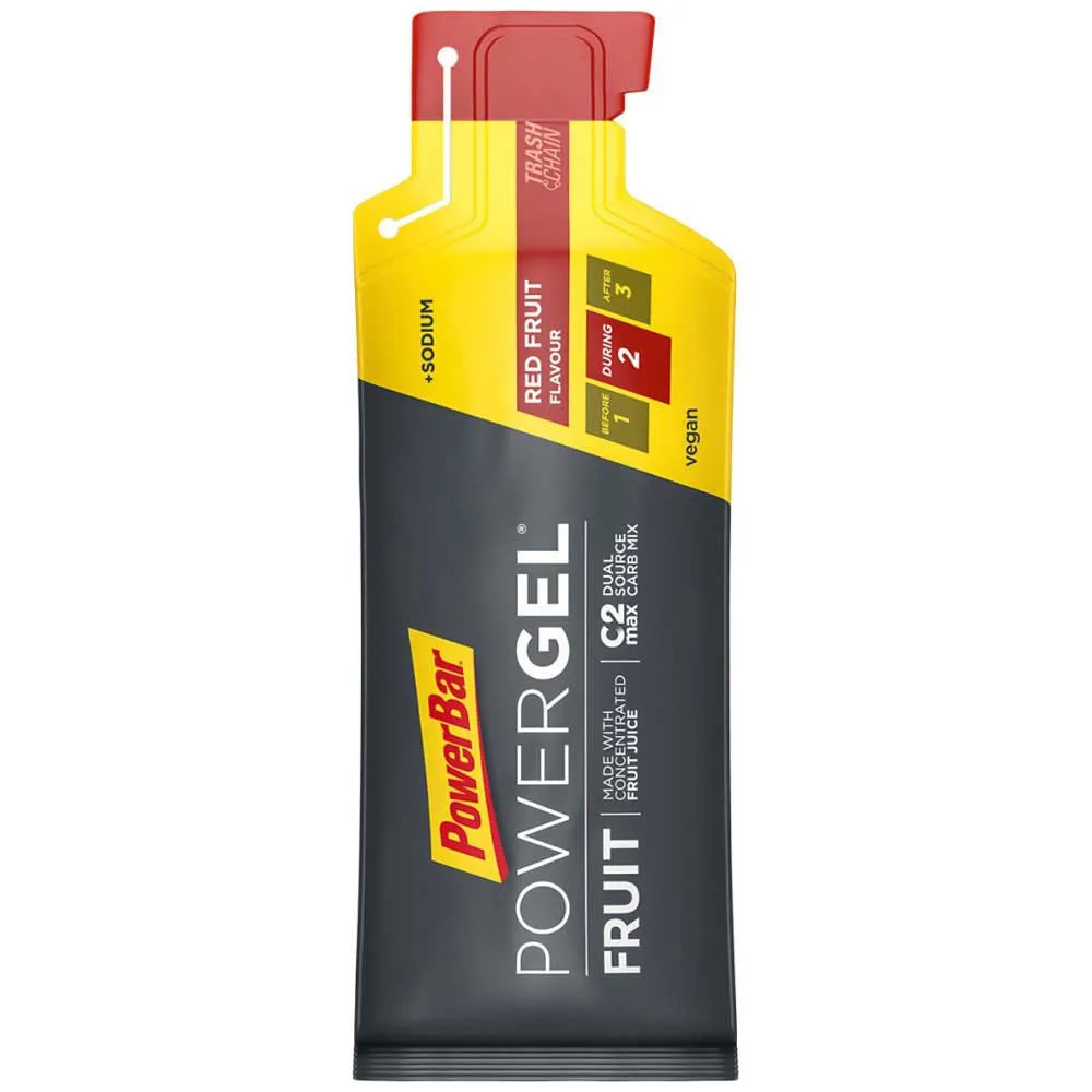 Powerbar Powergel Original Boks Med Energigeler Røde Frukter 41g 24 Enheter, Red, One Size