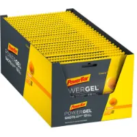 Powerbar Powergel Shot Boks Med Energigeler Appelsin 60g 24 Enheter