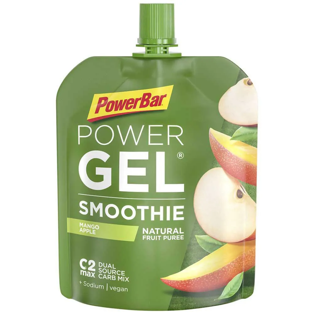 Powerbar Powergel Smoothie Boks Med Energigeler Mango Og Eple 90g 16 Enheter, Green, One Size Powerbar Powergel Smoothie Boks Med Energigeler Mango Og Eple 90g 16 Enheter, Green, One Size
