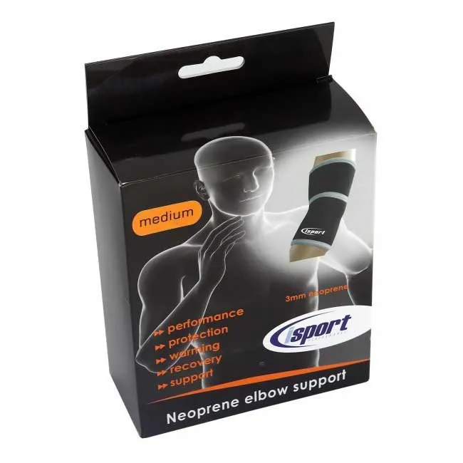 Powercare Medium Neoprene Albueerme, Black, 83.5-96.5cm