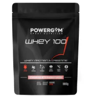 Powergym 100 Myseprotein Banan Og Jordbær 1800g