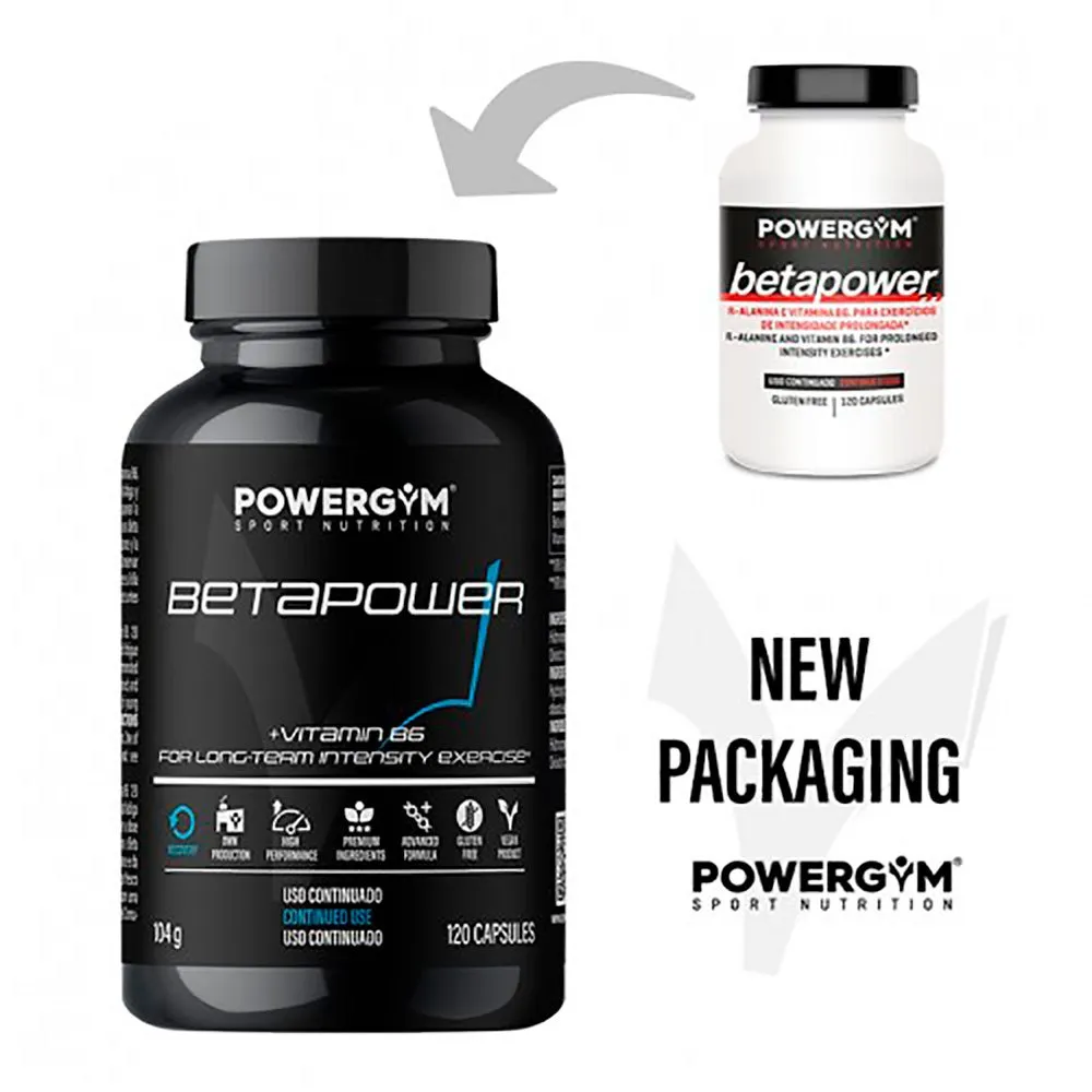 Powergym Betapower Kapsler 120 Enheter, Multicolor, One Size