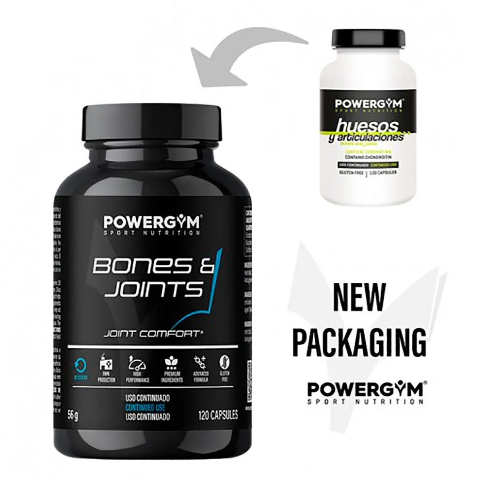 Powergym Bones&joins Kapsler 120 Enheter, Black, One Size Powergym Bones&joins Kapsler 120 Enheter, Black, One Size