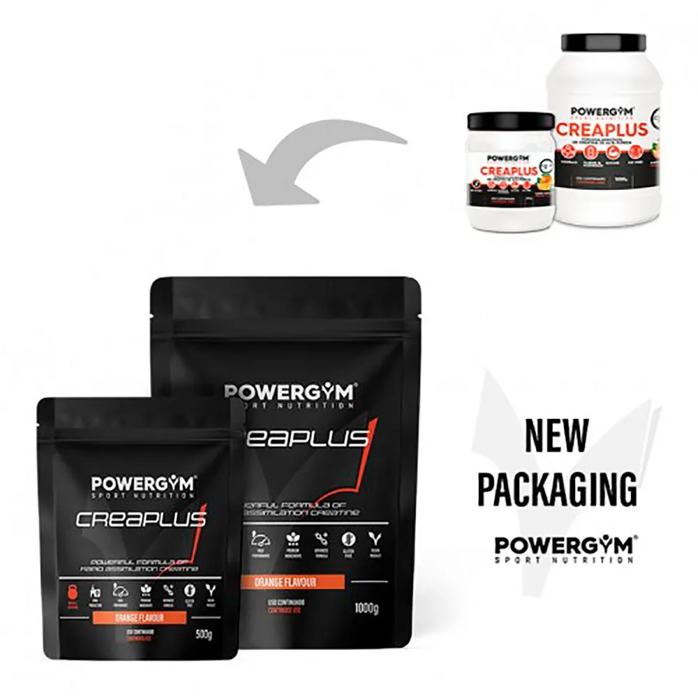 Powergym Creaplus Food Tilskudd Sitrus 1000g, Multicolor, One Size
