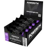 Powergym Energummy Eske Med Seige Energibarer Røde Frukter 30g 36 Enheter
