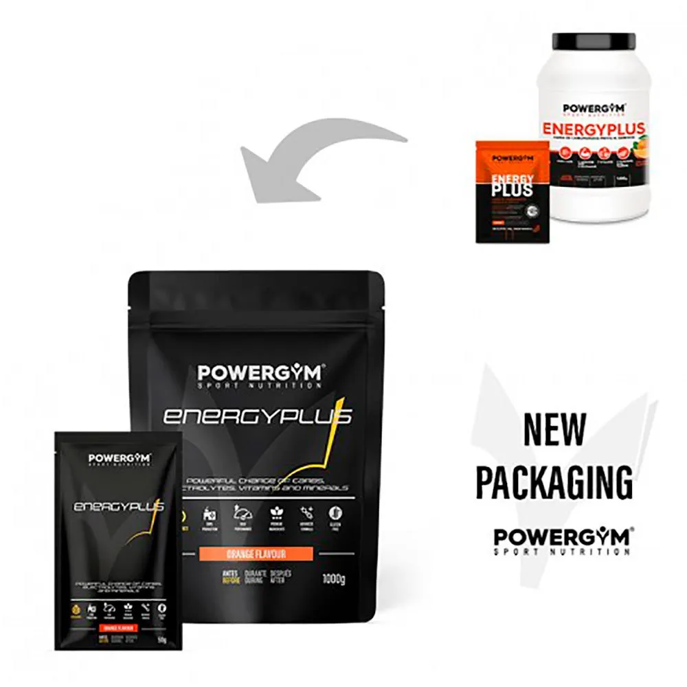 Powergym Energyplus Energidrikkpulver Appelsin 1kg, One size