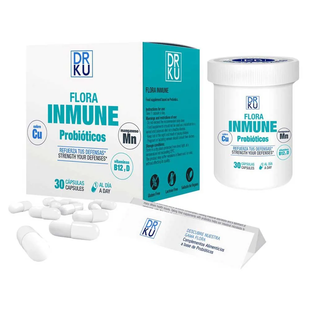 Powergym Flora Immune Kapsler 30 Enheter, White, One Size Powergym Flora Immune Kapsler 30 Enheter, White, One Size