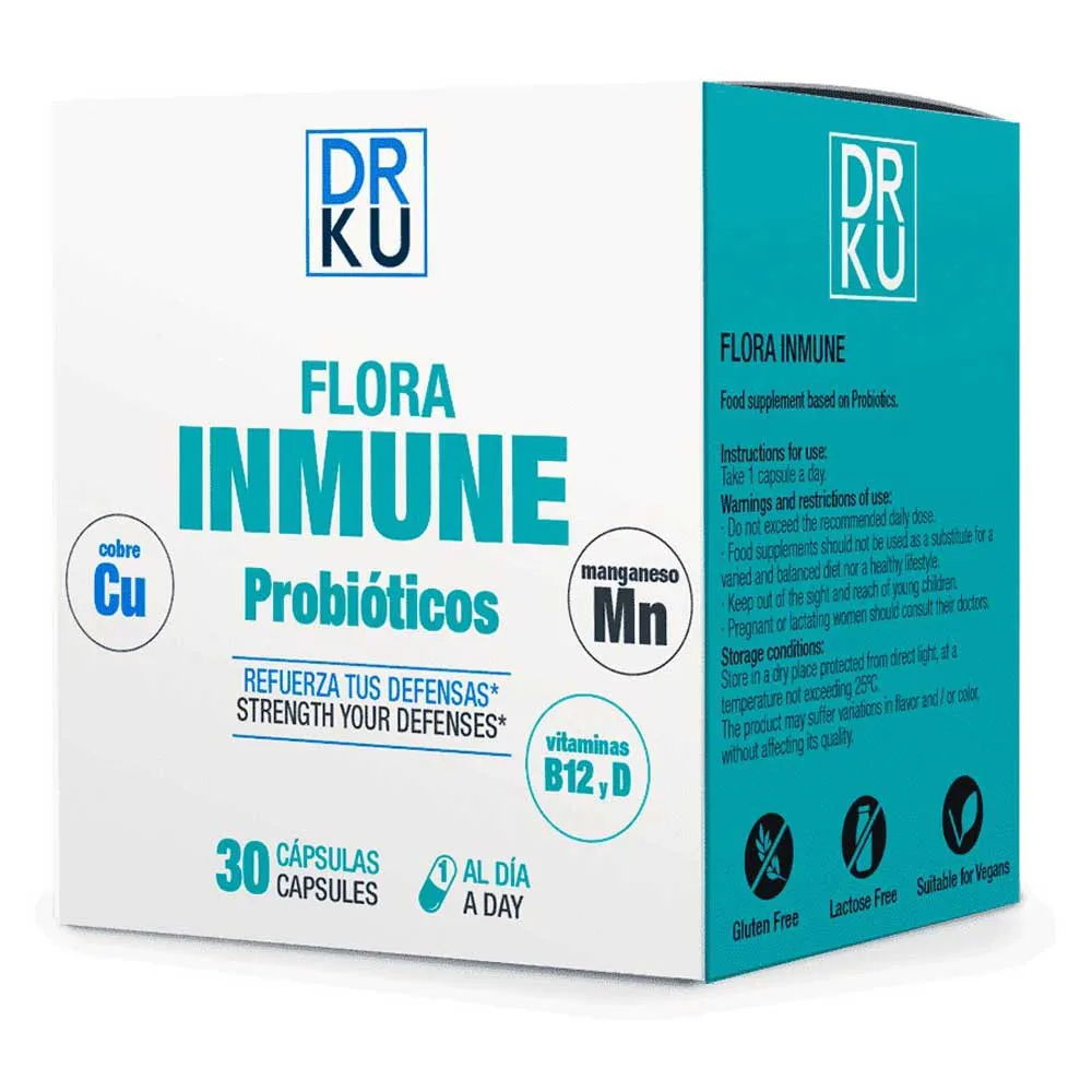 Powergym Flora Immune Kapsler 30 Enheter, White, One Size Powergym Flora Immune Kapsler 30 Enheter, White, One Size