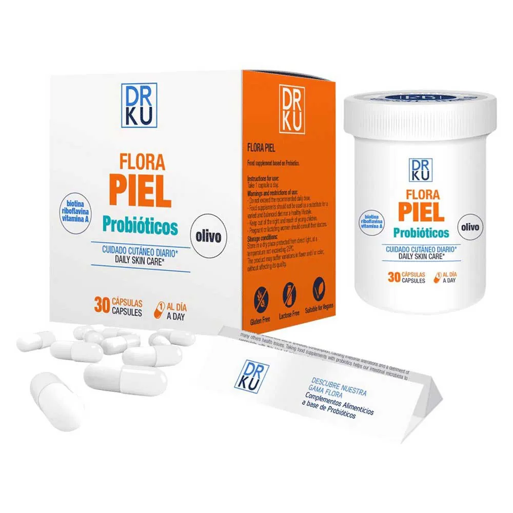 Powergym Flora Skin Kapsler 30 Enheter, White, One Size Powergym Flora Skin Kapsler 30 Enheter, White, One Size