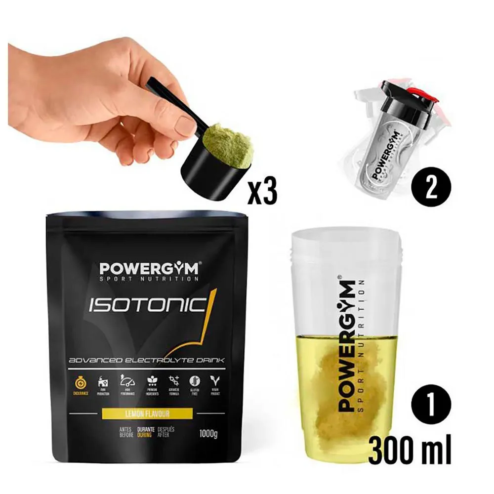 Powergym Isopower Isotonisk Enkeltdoseringsboks 40g 30 Enheter, White, One Size