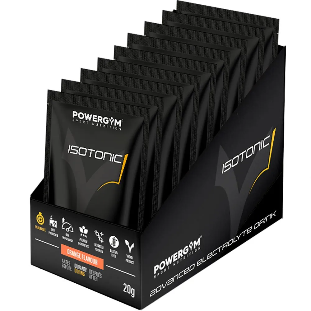 Powergym Isopower Isotonisk Enkeltdoseringsboks Appelsin 40g 30 Enheter, White, One Size