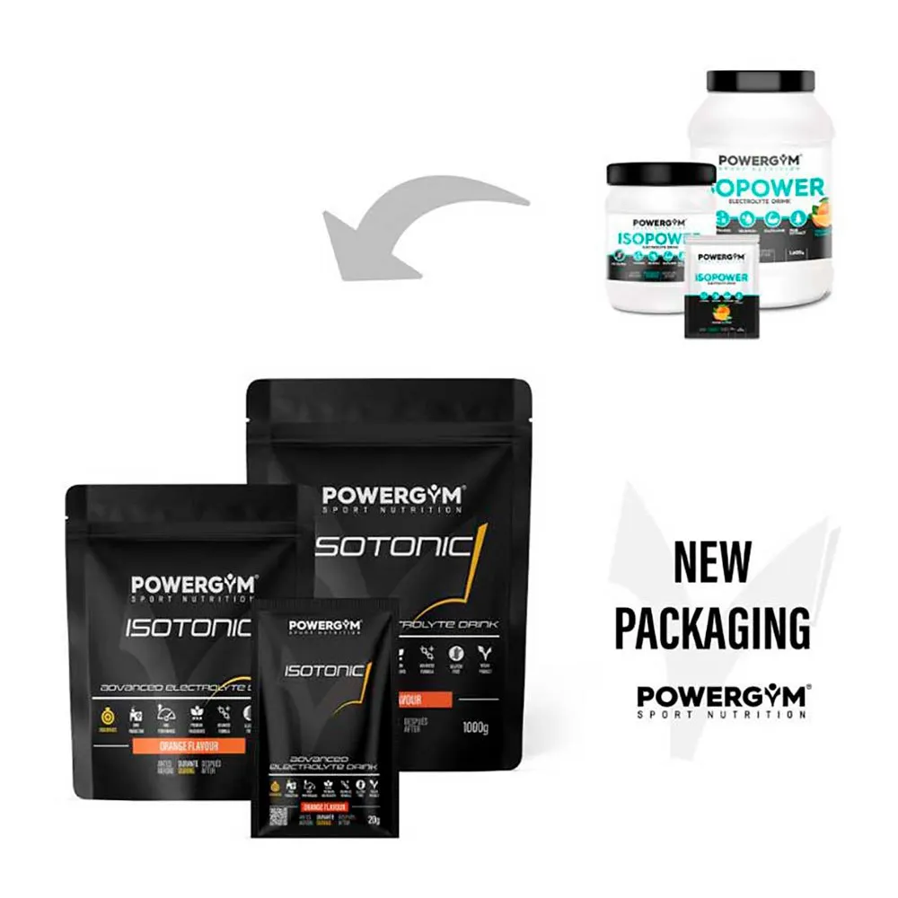 Powergym Isopower Isotonisk Enkeltdoseringsboks Appelsin 40g 30 Enheter, White, One Size