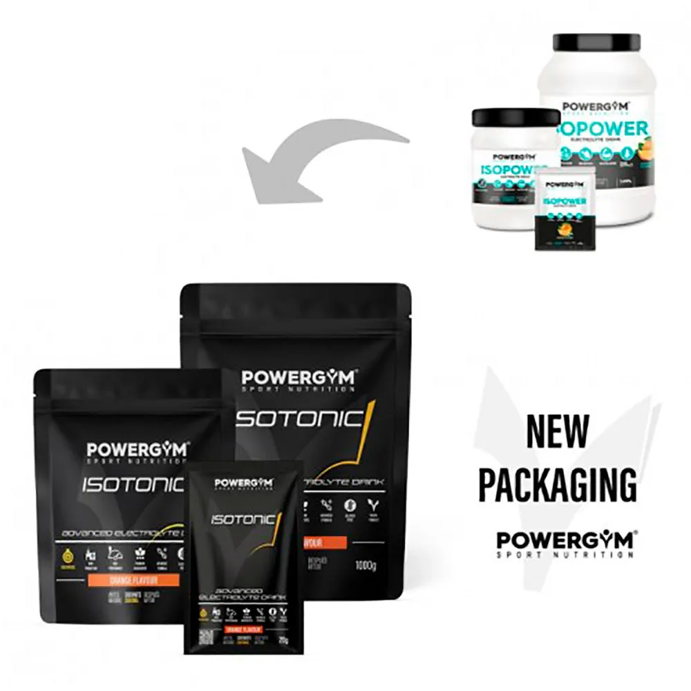 Powergym Isotonisk Pulverdrikk Appelsin 1000g, Orange
